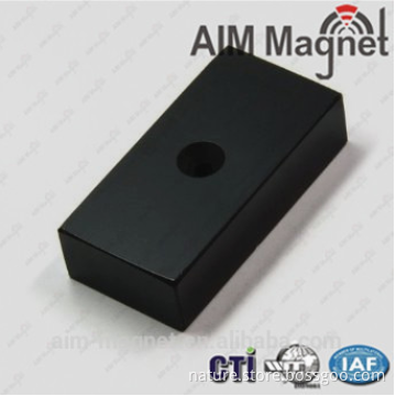 black epoxy coated neodymium magnets n48 grade